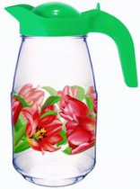 Кувшин 1,5л "Тюльпаны" стекло(9)
