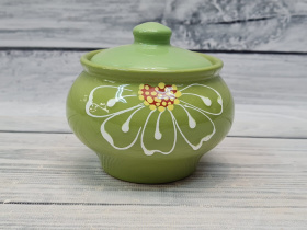 Горшочек "Русский" 0,33л 1сорт Ромашка зеленая (12) 