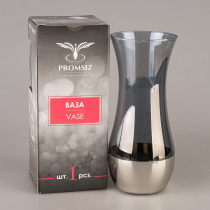 Ваза 28см с узором "Поло" цвет "Аметист" (12)