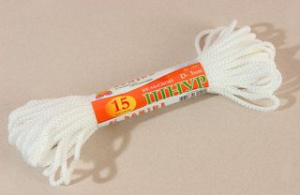 Шнур бельевой 15м/3мм DOMINA (1/100)