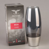 Ваза 28см с узором "Поло" цвет "Аметист" (12)