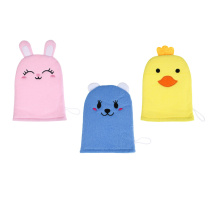 Мочалка рукавичка д/ванны и душа в виде зверюшек, полиэстер, 18х13см, 3диз МС24-08 ЮL (6/6)