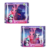 Фигурки с аксессуарами "Друзья единорожки" PVC, PP, 21х6х17 см ИГРОЛЕНД (1/96)
