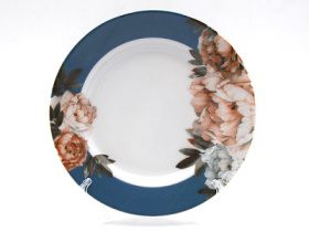 Тарелка 175 мм мелкая ф.653 "Идиллия" Вечер Валенсии фарф.(20)