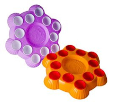 Блюдо пасхальное №2 d-264мм (пластик)(1/50)