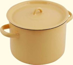 Кастрюля 7,0л б/дек эмаль(1/2)