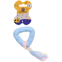 Игрушка д/собаки "Baby-Треугольник" цвет голубой Ultramarine,18*7,2см(1/12)