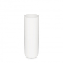 Ваза д/цветов Д90мм,В255мм (белый) (уп.12)