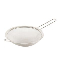 Сито с ободом и  ручкой d=19.5см. l=37см. (нержавеющая сталь) (1/100)
