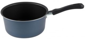 Кастрюля-ковш  1,0л 140мм б/кр Сатин АП ТМ Калитва алюм.(1/24)