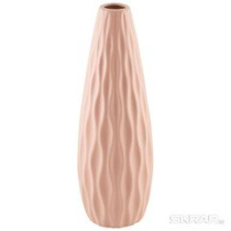 Ваза "Волны" оранжевая(10,5*31см) (кер) (1/24)