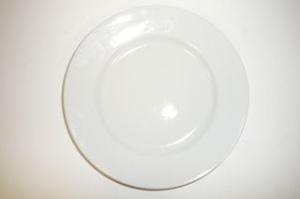 Тарелка 200мм Белая мел, гладкий край (фрф) (30)