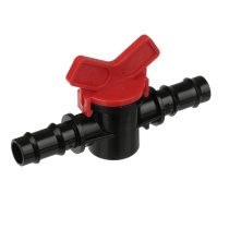 Кран проходной д/шланга, d16*16мм,пластмасса (25/500)