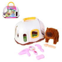 Питомец интеракт. в переноске, 2хАА, ABS, полиэстер, 17,5х24х22 см ИГРОЛЕНД (1/16)