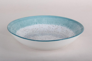 "Rustic Blue" Тарелка глубокая 20см 800мл фарфор (6/6)