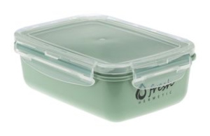 Емкость д/продуктов 0,8л  ФРЕШ герметич. Фисташковый пласт.(1/15)