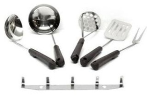 Набор кух. 5пр пл/руч  мет. подвес, к.к. (1/20) /г.Аша/