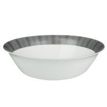 Салатник 19х5.4см опаловое стекло 760мл, MILLIMI Графит (6/48)