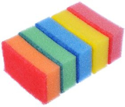 Набор губок для посуды  5шт VETTA "Прима" 8*5*2,5см (64/64)