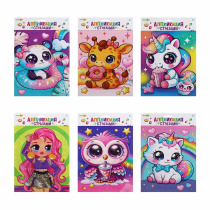 Аппликация из страз "Микс" 21*29см (8диз) ХОББИХИТ (8/8/400)