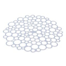 Решетка для мойки круглая d=290мм пласт.(1/20)