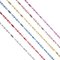 Бусы 2,0м декор. СНОУ БУМ (пластик) (6цв) (1/12/360)