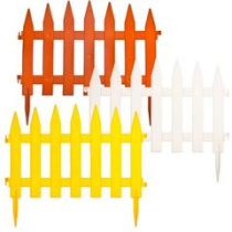 Заборчик декор. "Солнечный сад" (набор 5секций) 39*2,5*34см полипропилен (1/15)