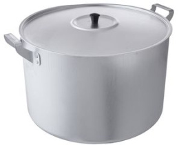 Кастрюля 20л цилиндр. алюм.(4)