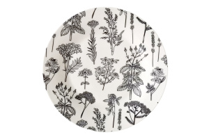 "Botanica" Тарелка 23см обеденная  фарф (12/48)