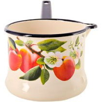 Ковш 1,0л б/кр Подворье (Слоновая) эмаль(8)