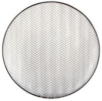 "Bianco" Тарелка 20см (кер) (6/24)