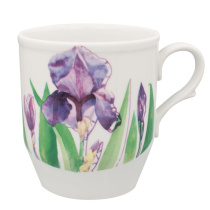Кружка 350 мл Русское поле Ирисы (фарфор) , р.4, С22 (24)