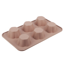 Форма д/выпечки маффинов 6ячеек 29*17,4*3,6см "Алион"SATOSHI силикон (1/3/24)