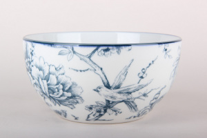 "Blue garden" Салатник 14см 650мл (фарфор) (6/48)