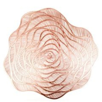 Салфетка сервировочная (плейсмат)  "Бронзовая роза" 38*38см  (min4) (4/180)