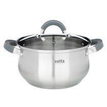 Кастрюля 3,6л "Вена" (20*11.5см)  ст/кр, индукция VETTA (1/12)