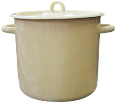 Кастрюля  5,5л цил. (эмаль) б/рис (1/4)