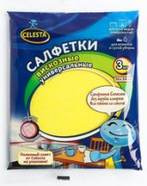 Салфетки вискозные универсальные 3шт (1/50)