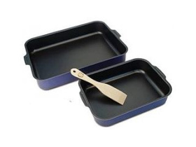 Набор форм 2шт 19*25 + 27*35 б/кр 2 руч. с АП ТМ  Калитва Сатин алюм. (1/5)