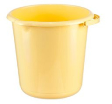 Ведро  3л Банановый, пласт. (1/12)