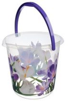 Ведро  5л ДЕКО Крокусы пласт. (1/10)