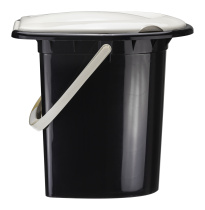 Ведро-туалет 16л Белый ротанг, пласт.  (1/8)