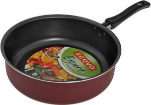 Сотейник 260мм б/кр, АП ТМ ScovO EXPERT алюм.(1/8)