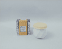 Баночка для меда с силиконовой крышкой 150 мл.(фарф.) (1/60)    