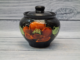 Горшочек "Русский" 0,85л 1сорт Мак черный (12) 