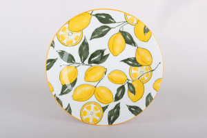 "Amalfi" Тарелка 23см обеденная (фарф.)  (12/48)