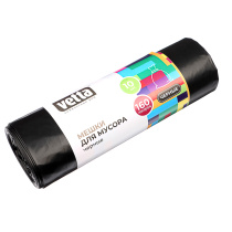 Мешки для мусора 160л, 10 шт в рулоне, ПВД  прочные рулон (1/20)