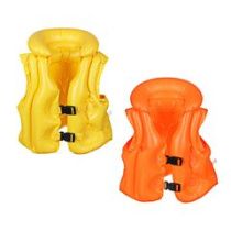 Жилет д/плавания  50*43см однотонный(2цв) (ПВХ) (10/120)