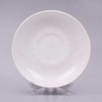 Блюдце 150мм БЕЛЬЕ фарф.(20)