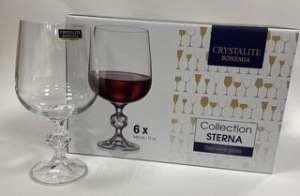 Набор бокалов 6пр 340мл STERNA для красного вина (1/8)